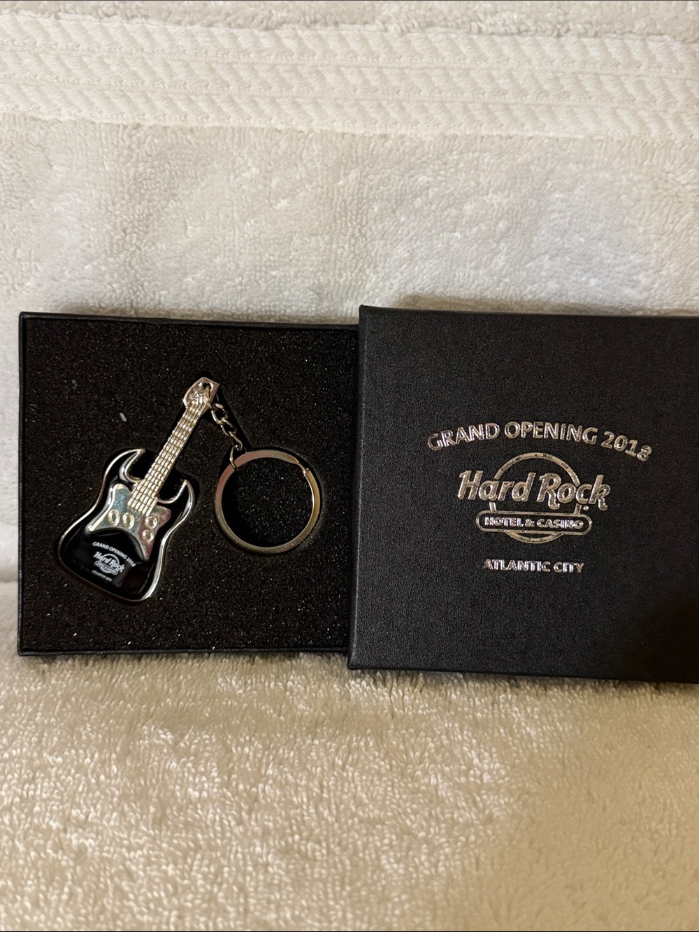 Hard Rock Hotel and Casino Atlantic City Grand Opening 2018 Key Chain